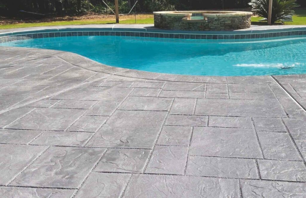 stamped concrete