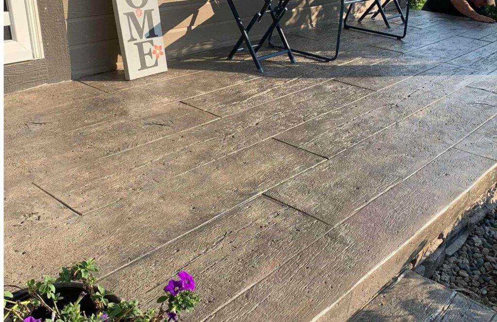 Stamped concrete