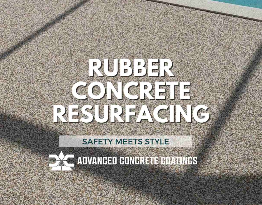 rubber concrete resurfacing