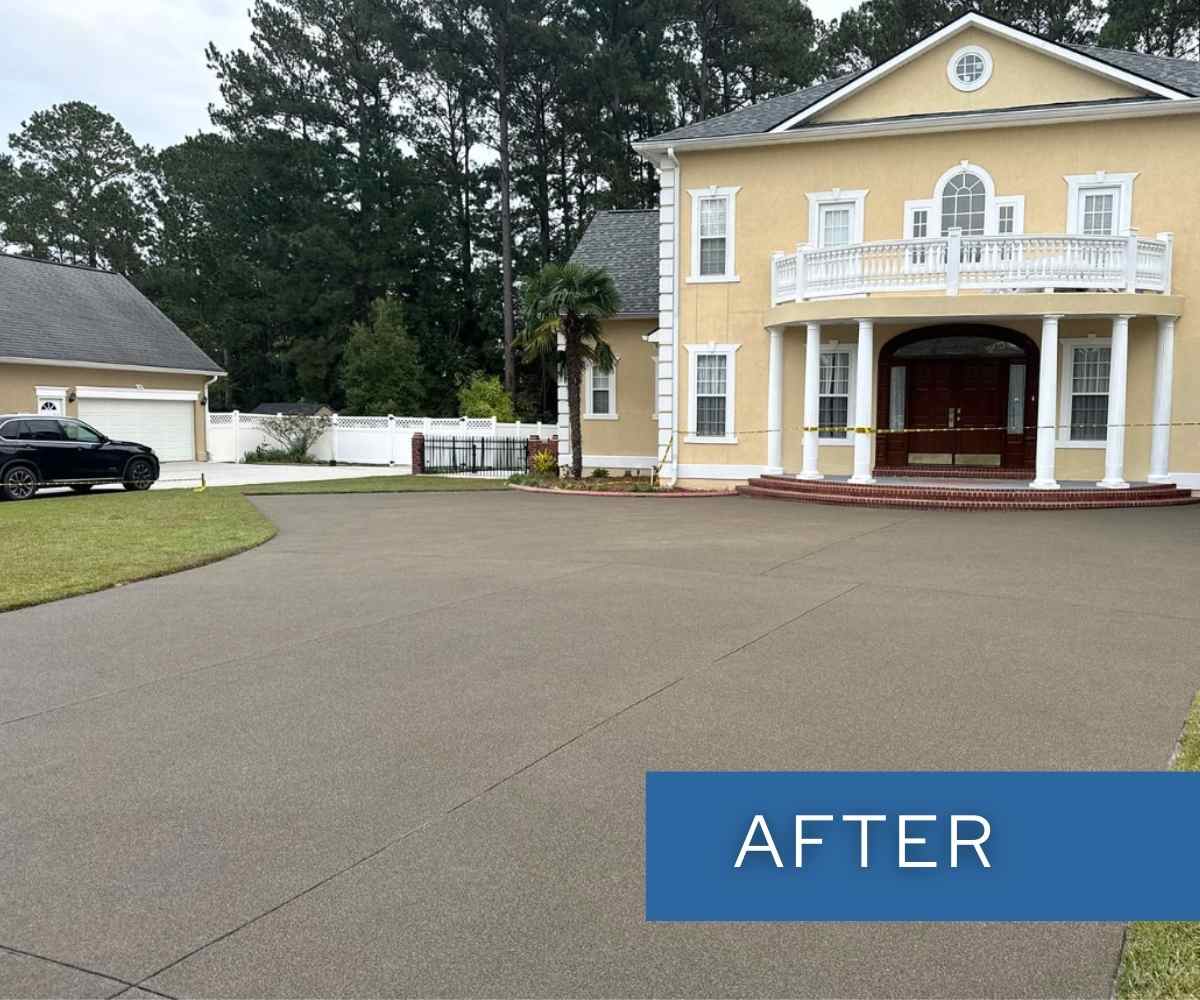 concrete driveway resurfacing