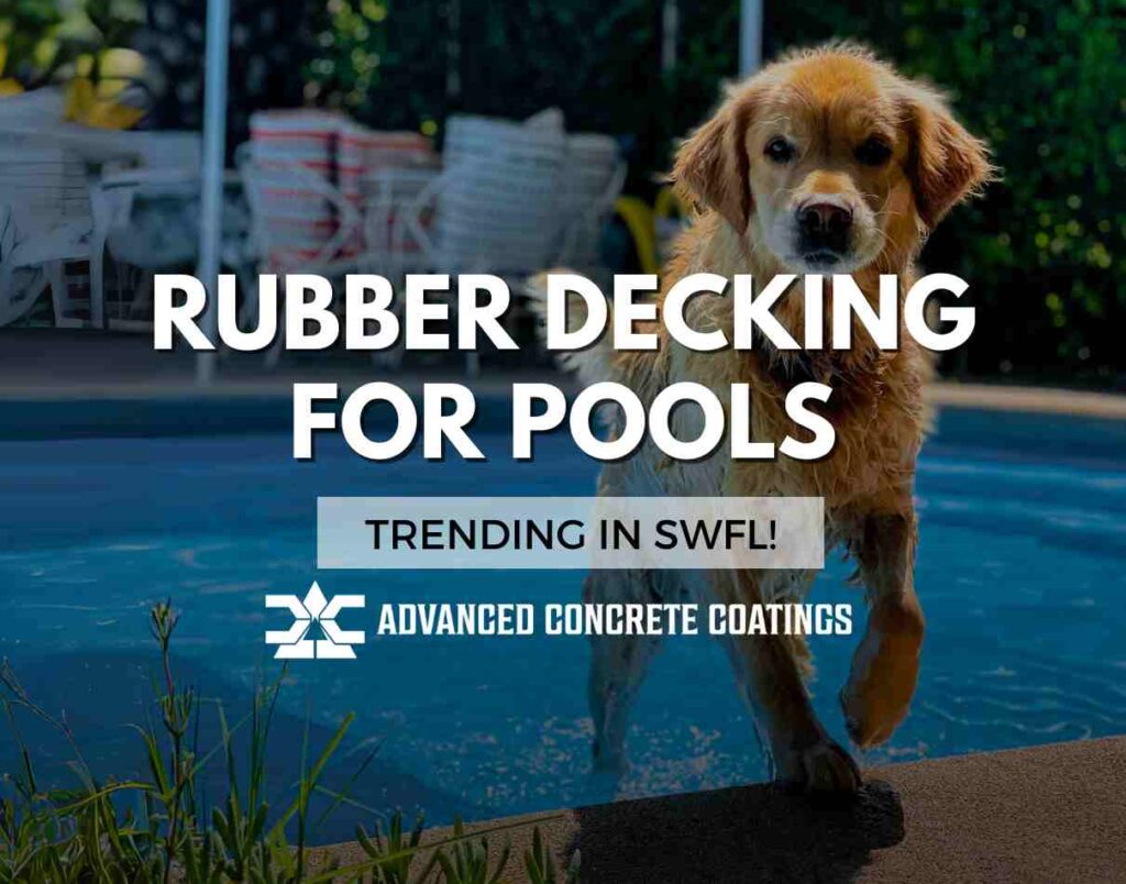 rubber decking for pools