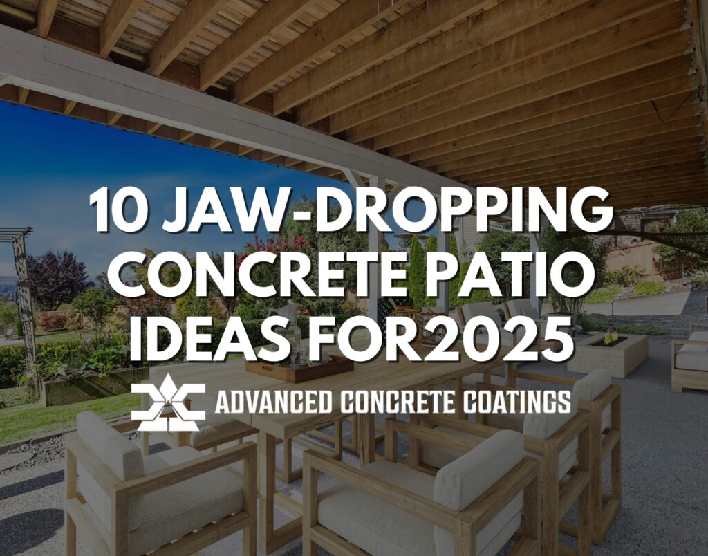 modern concrete patio ideas for 2025