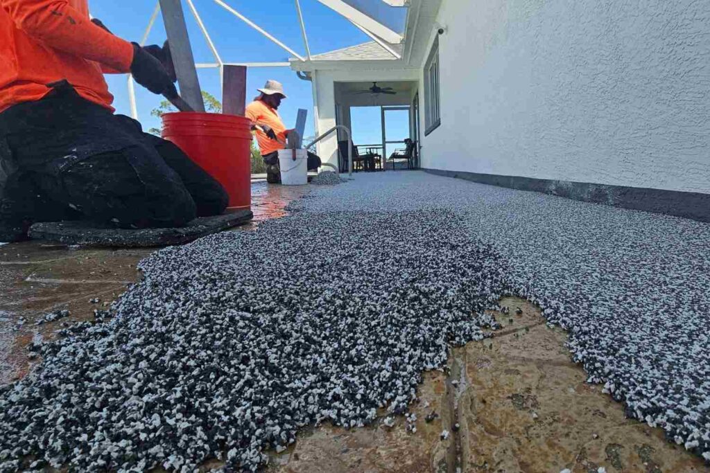 concrete patio ideas on a budget