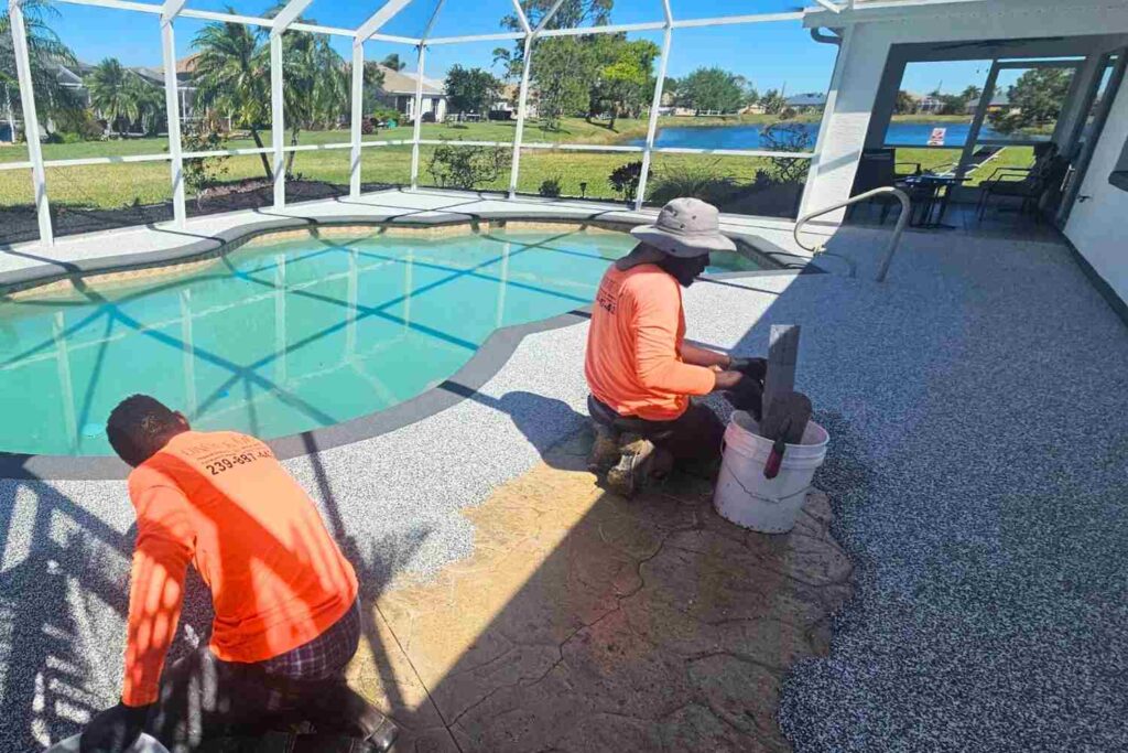 concrete patio ideas on a budget