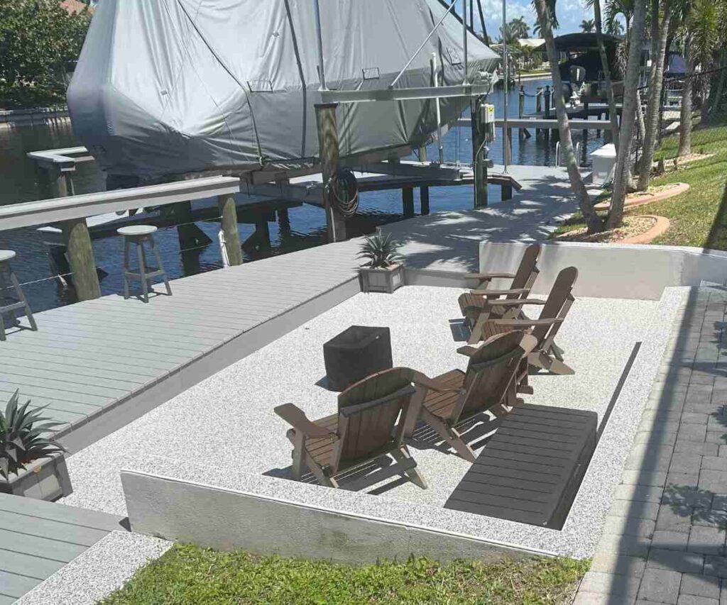 patio dock resurfacing