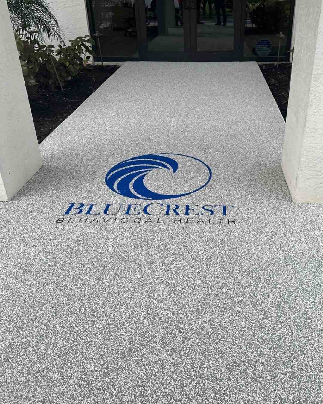 Blue Crest Behavioral Health concrete resurfacing