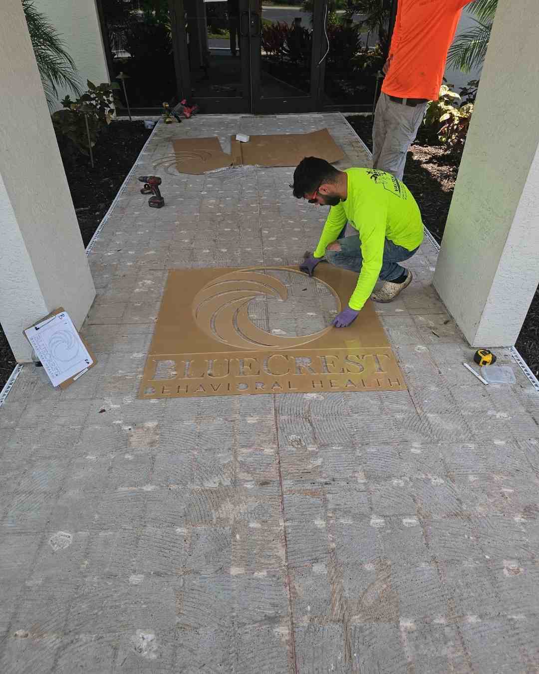 Blue Crest Behavioral Health concrete resurfacing