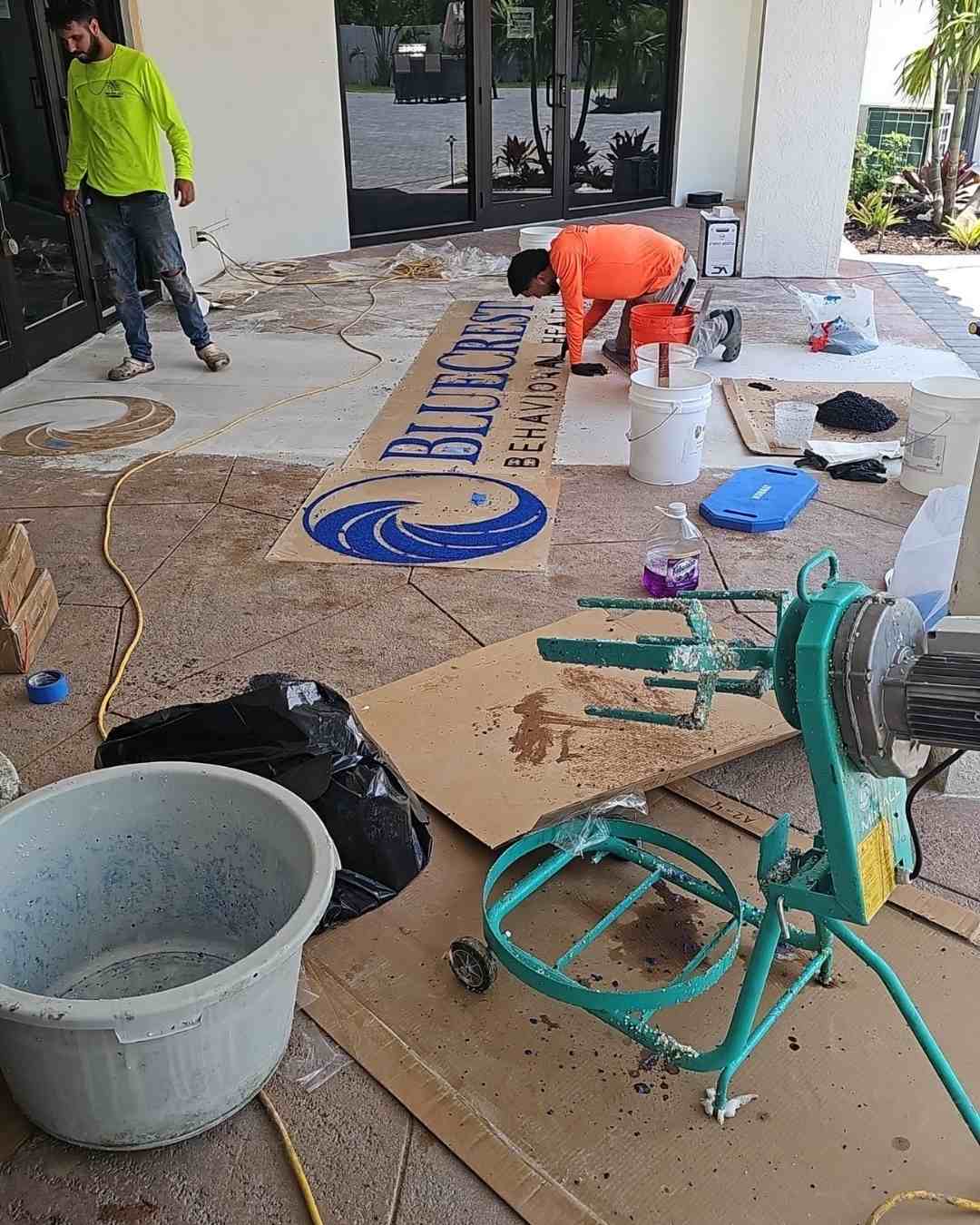 Blue Crest Behavioral Health concrete resurfacing